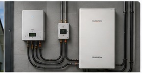 Batteriespeicher in einem Technik- oder Kellerraum